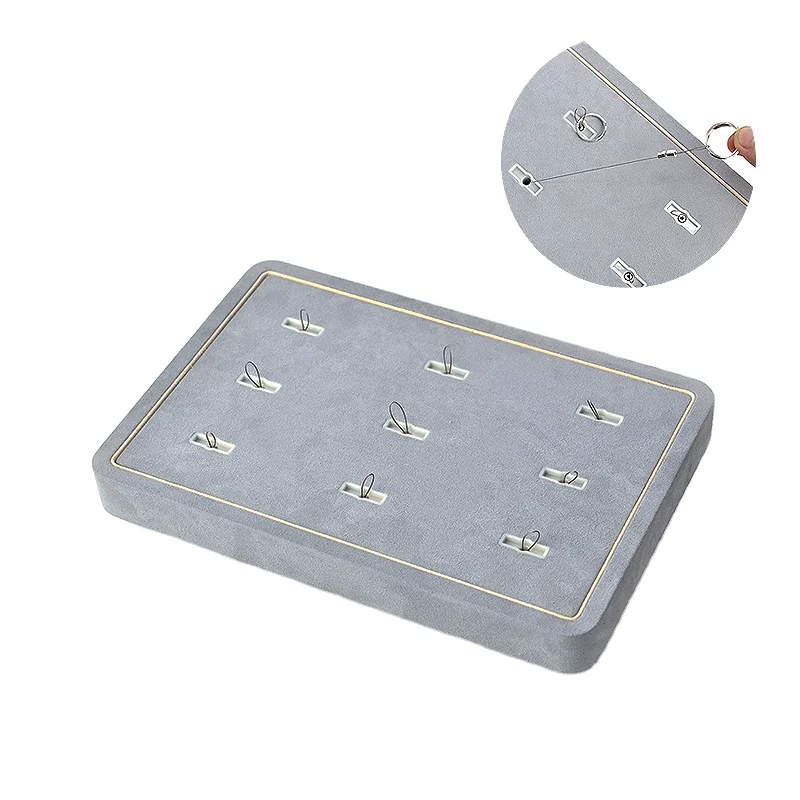 Anti theft rings display With Retractable Ring plate For Jewelry Store/Supermarket/Ring Store