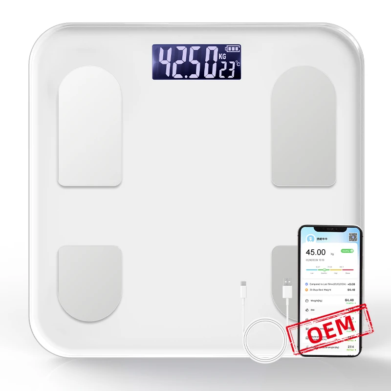 Hot Sale High Accuracy Weighing Bmi Smart Scale Digital Electronic Weight Body Fat Scale Bathroom Digital Scale