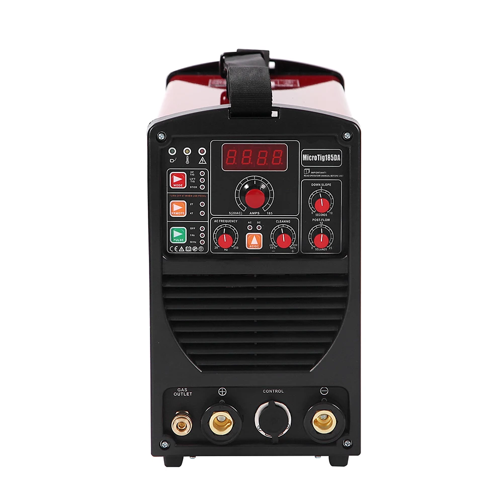 Portable IGBT Inverter Aluminum TIG AC DC Welder MicroTig185DA