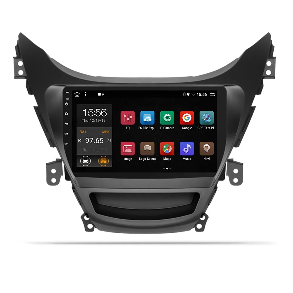 MCX 10.1 inch Android 10 car DVD multimedia player for Hyundai Elentra 2012 with WIFI GPS radio quad core touch screen