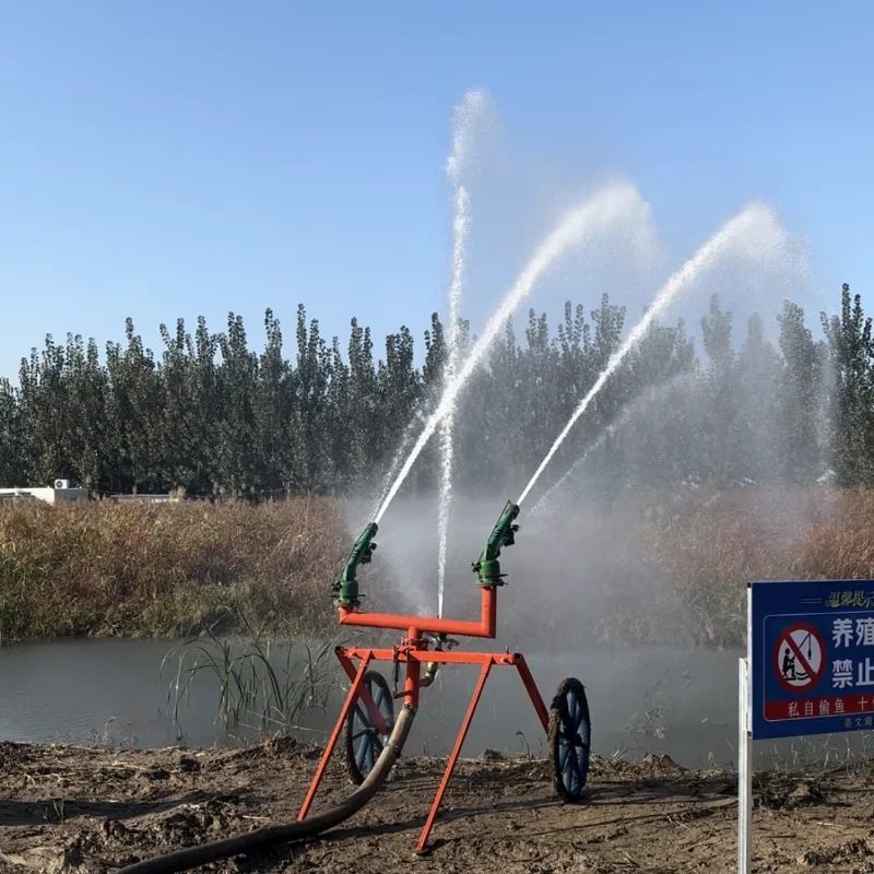 New Arrival Agricultural Irrigation 80 Meters Away Large Rain Gun 360 Degree Uniform Spray Irrigation System