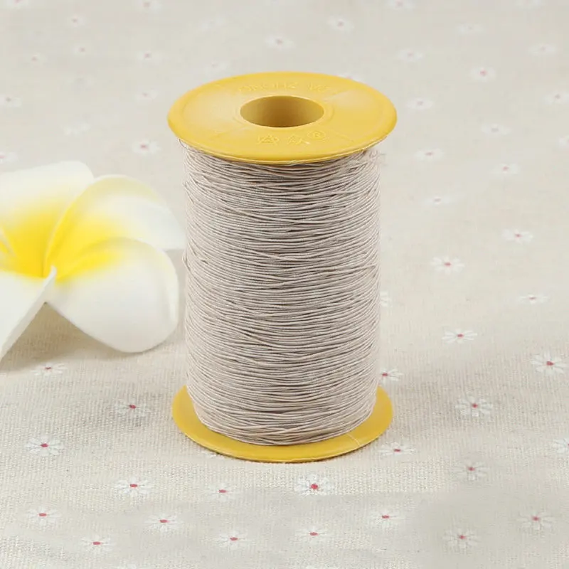 wholesale superfine 0.5mm polyester elastic cord/ sewing elastic thread with different colors