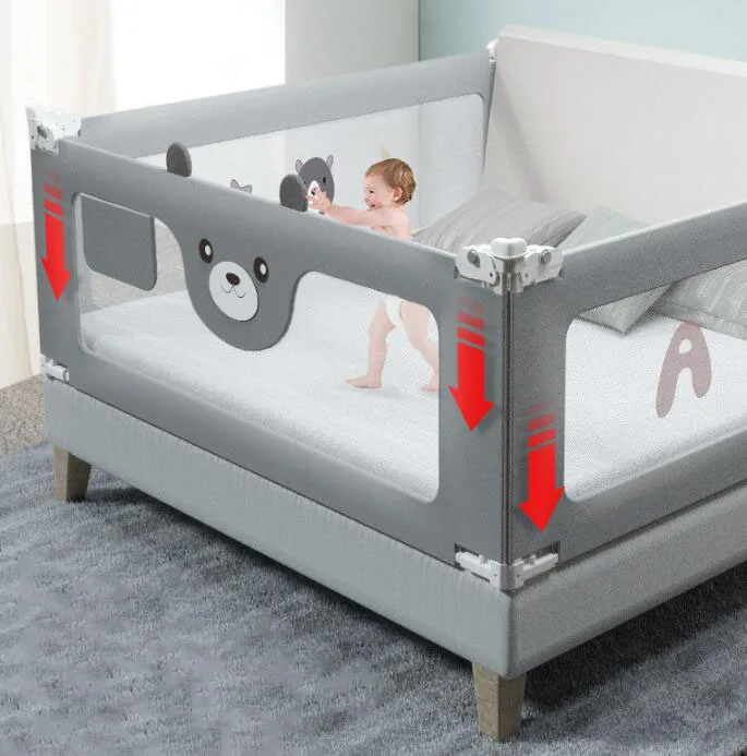  Bed Rails for Toddlers Vertical Lifting Guard rail Kids Safety Baby Rail Large One Side 71 x 35