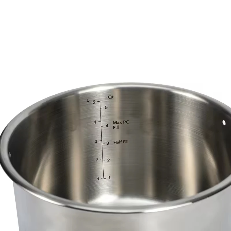 High Quality Small Cookware Sets 6Pcs SS304 Deep Casserole Cooking Pots High-End Kitchenware