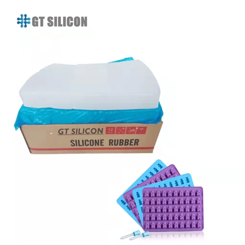 Прозрачный HTV силиконовой резины Сырье соединение для выпечки Посуда