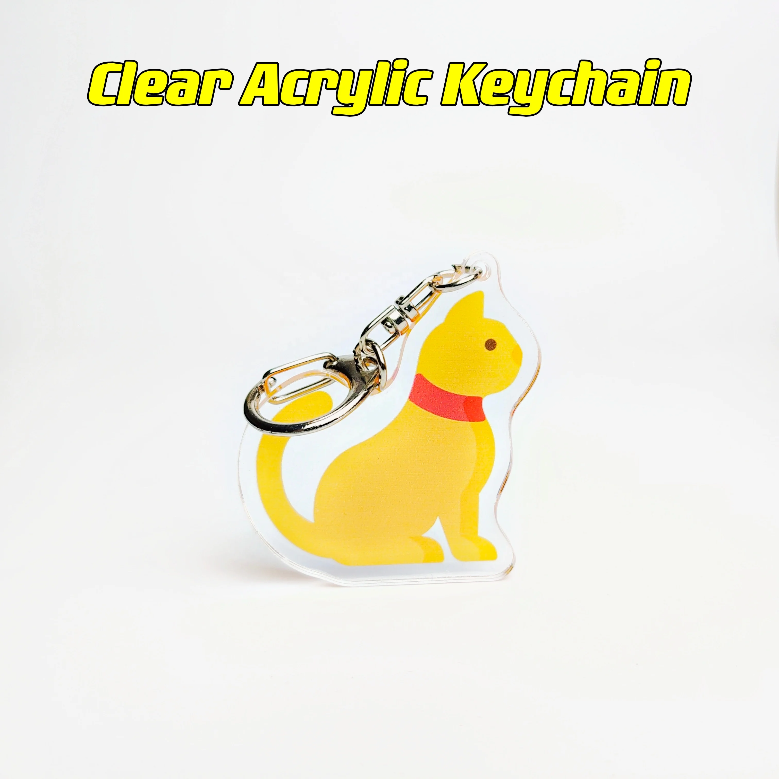 China Supplier High Quality Clear Acrylic Keychain Acrylic Keychain Custom Acrylic Charms KPOP idol keychain
