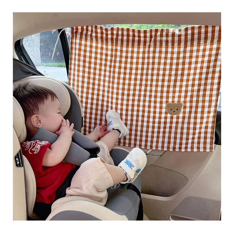 High quality Car Window Curtain Installation Sun UV protection Sunshade Curtain Cartoon car window sunshade