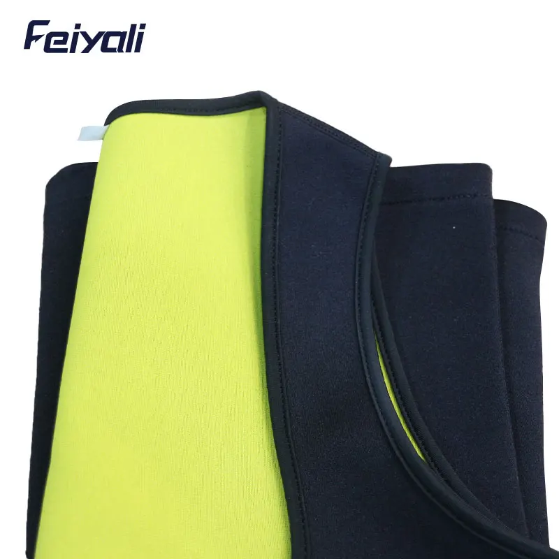  Feiyali для женщин Slim Fit Горячая Сауна Тренировочный костюм жилет тонкий мужчин из неопрена