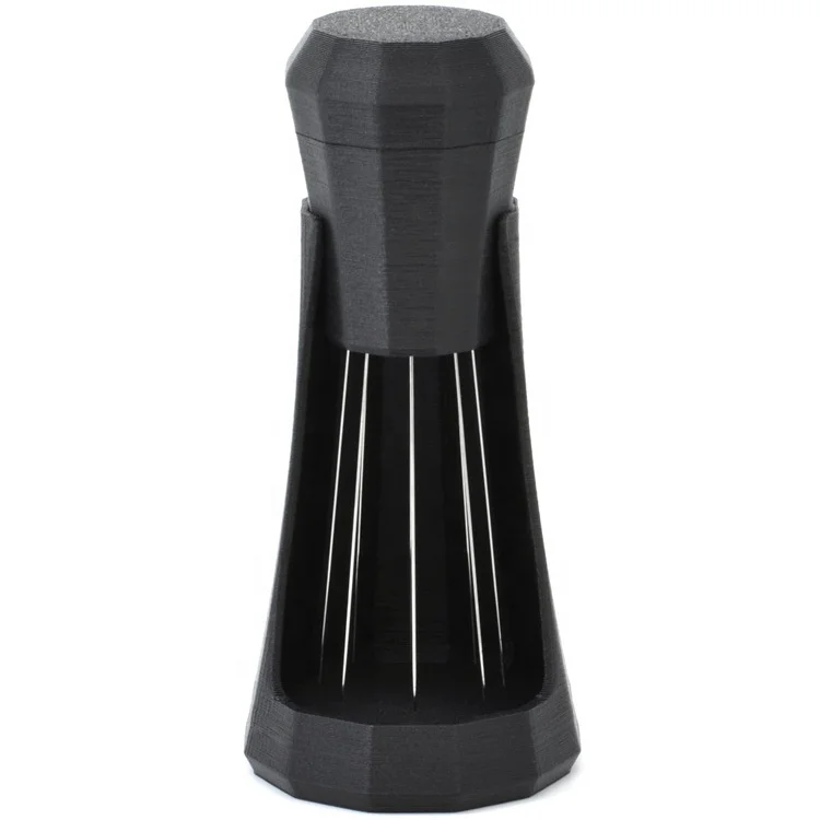 WDT Tool & Self-Aligning Stand Espresso Distribution Tool Espresso Stirrer Needle Distributor