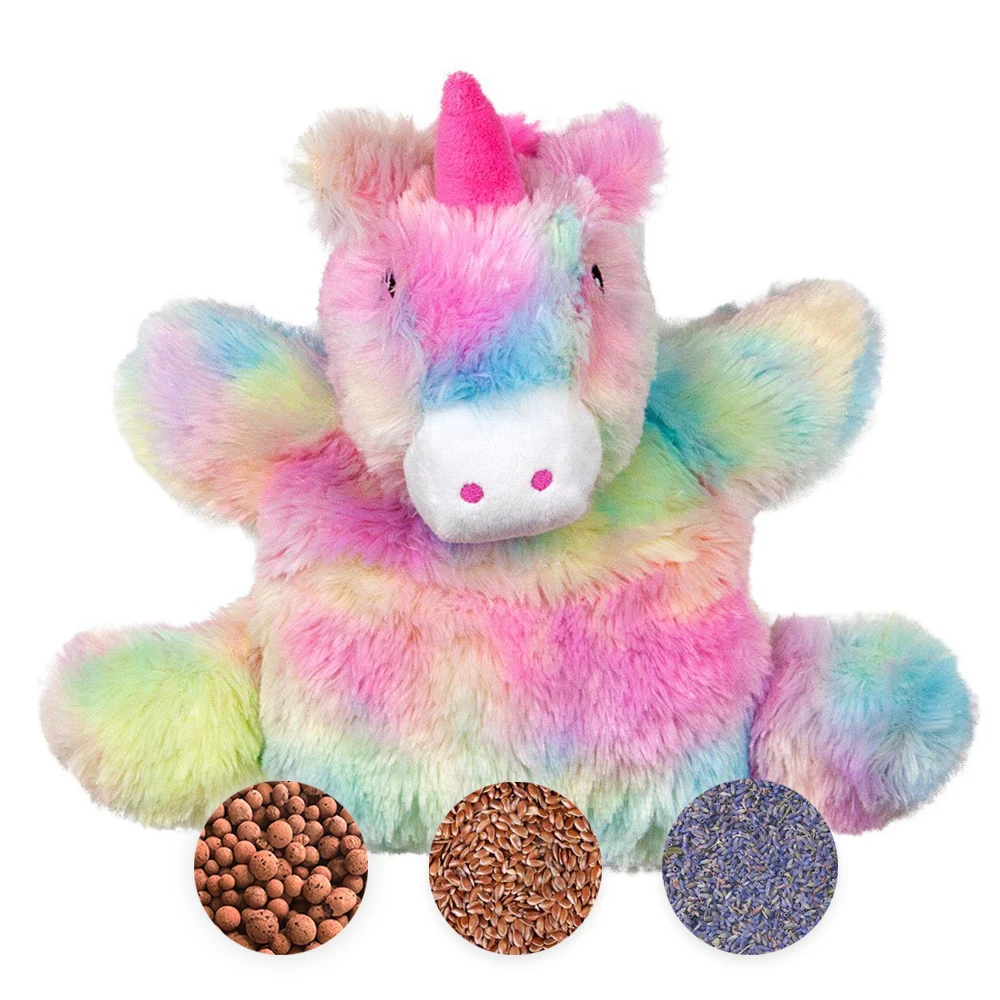 china microwave silicon gel bead stuffed animal heating pad heat pack natural heat therapy