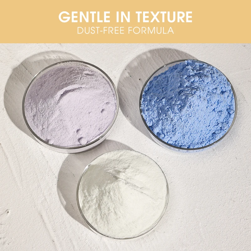 Dust Free Blue White Decolor Bulk Hair Color Remover Professional Lightening Bleaching Powder For Hair
