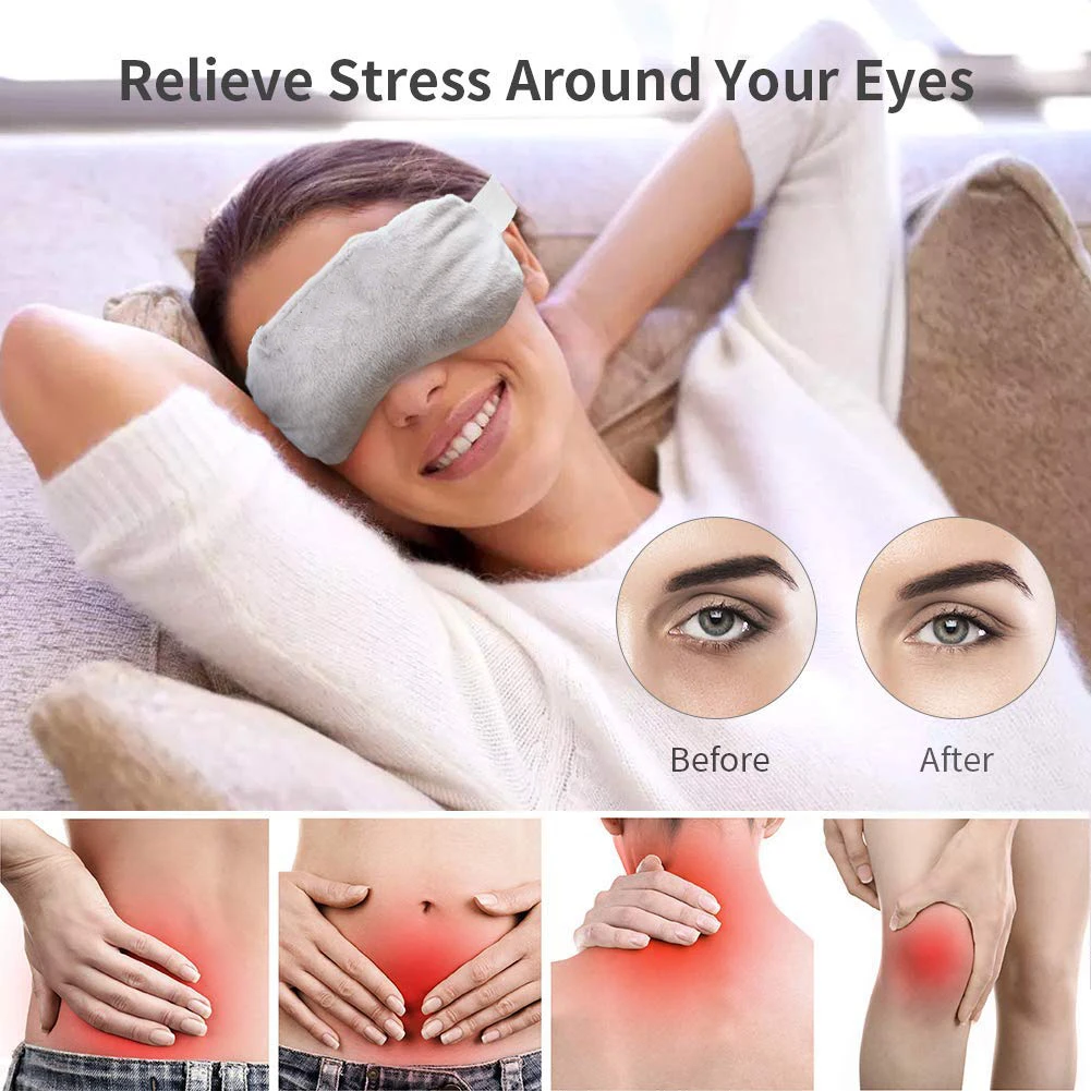 World-bio Lavender Sleeping Eye Mask Light Weight Suede Eye Mask Home and Travel Adjustable Eye Mask