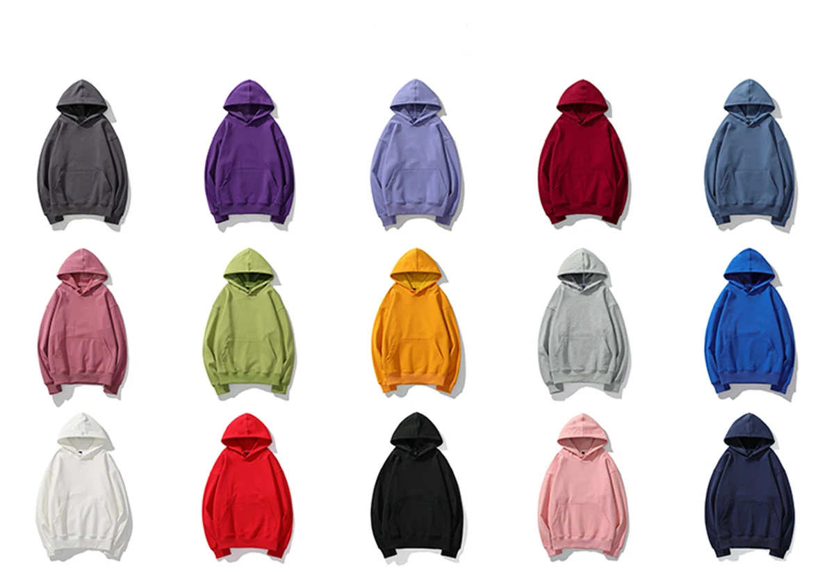 2022 Wholesale custom letter printing french terry fabric 450gsm hoodies with string cotton heavyweight oversized hoodie men