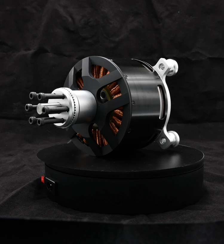 15KW 12090 80KV sensored brushless watercooling motor with 25Nm torque for electric car boat