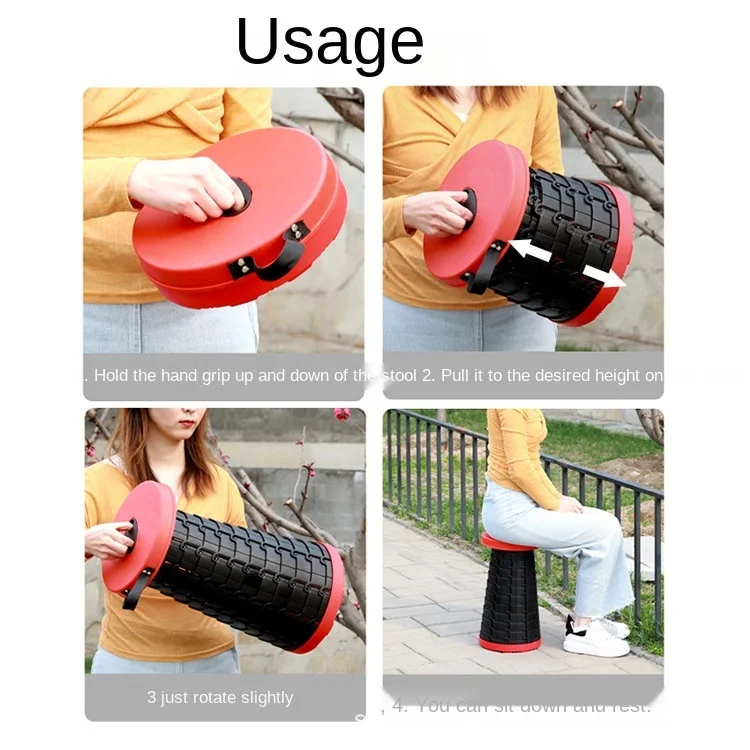 Amazon hot sale adjustable telescopic Outdoor portable travel folding