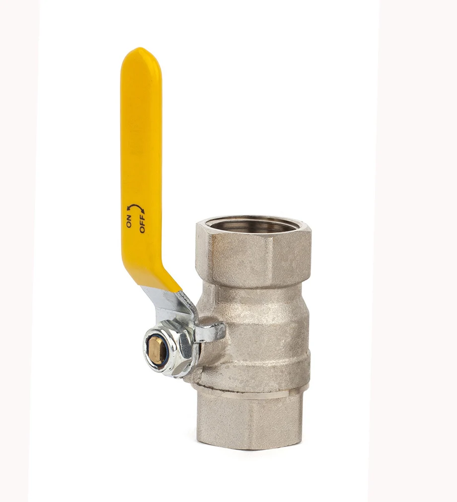 Customize service nickel plating F/F BSP thread bronze ball valve