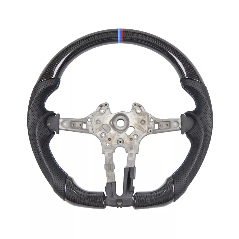 Подгонянное рулевое колесо из углеродного волокна для BMW F10 F06 F07 F11 F12 F13 F01 F02 F03 M5 M6 M