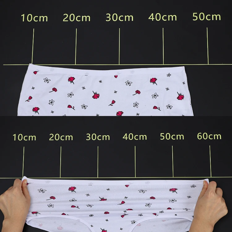 Ready to ship stock item cheap price plus size xxxl cotton mommy panties full briefs for women high rise floral print underwear