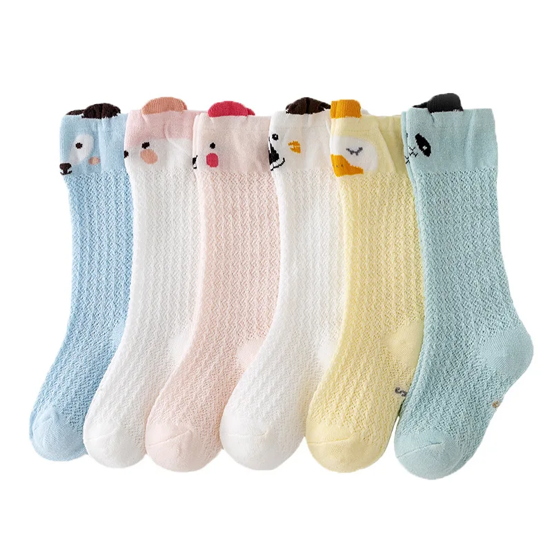 Summer Cotton Sexy Silk Stockings for Baby Girls Non-Slip High Heel Foot Design Breathable and Thin Casual Type