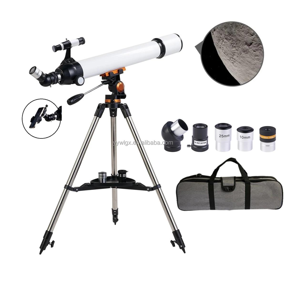 F70070M High Definition Spotting Scope Monocular 70700 Astronomical Space Telescope with phone adapter