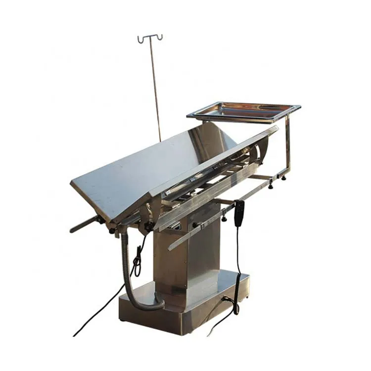 High Quality Veterinary Surgical Table Adjustable Angle V Top Veterinary Operating Table