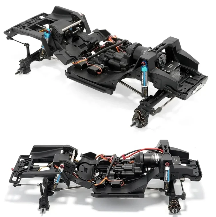 SJY-EX86170PRO 1:10 Радиоуправляемый гусеничный двигатель 4x4 Вт/бесщеточный Hobbywing FOC drow протальная ось 2 4 ГГц пропорциональный пульт дистанционного управления грузовик 4WD
