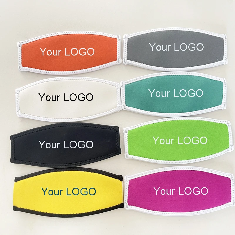 factory customized neoprene Diving Mask Strap Cover Long Hair Wrapper Protector