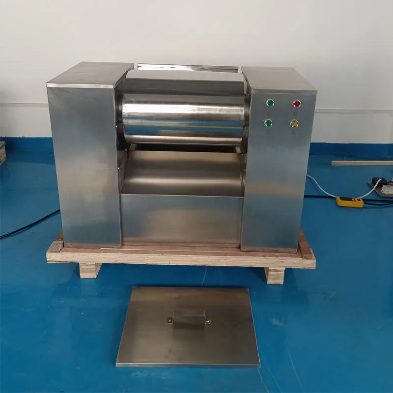 Stainless Steel Small Lab Pharmaceutical Chemical Medical Granules Herb Dry Powder Trough Type Mixing Machine