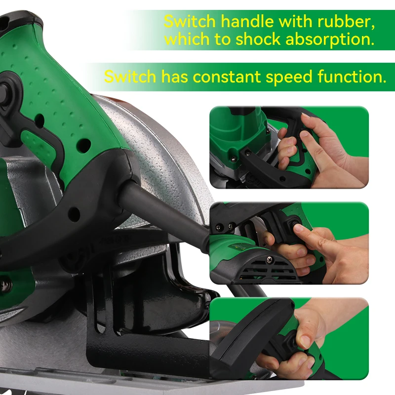 NewBeat 220V 185mm Mini Portable Wood Metal Cutting Machine Hand Power Electric Circular Saw Tools