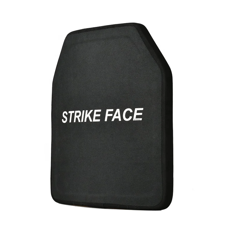 Polyethylene aluminum oxide bulletproof non metallic ballistic chest plate NIJ III hard armored tactical vest carrier plate