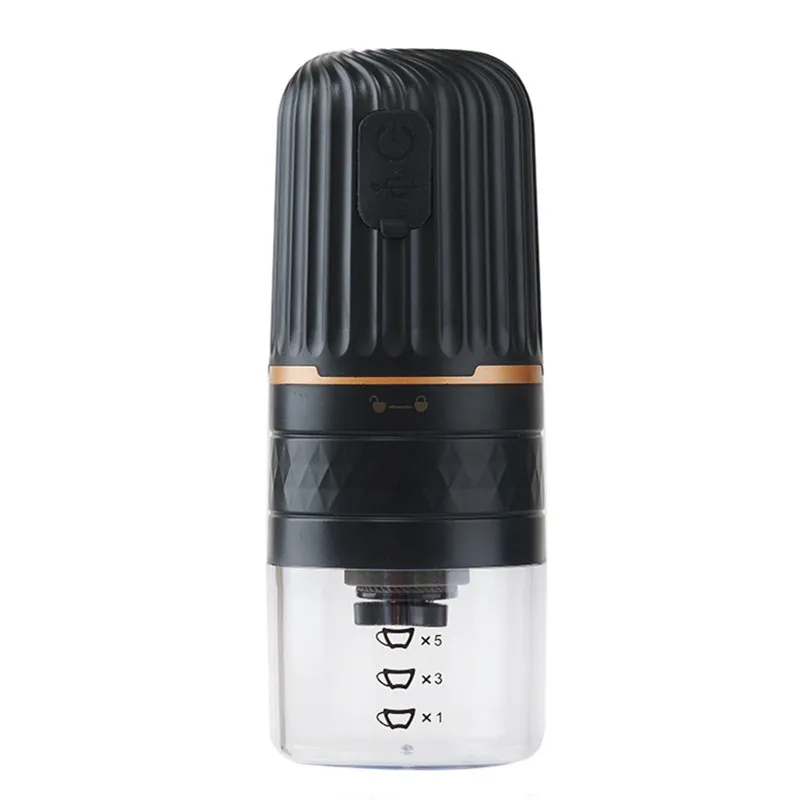 2023 USB  Electric Coffee Grinder Coffee Bean Grinder Machine Stainless Steel Blade Grinder