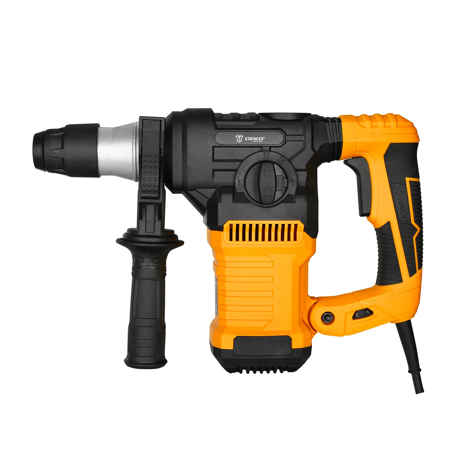 DEKO DKRH32LD15 Professional Rotary Hammer 1500W Electric Hammer Drill 300-800RPM 1500-4000BPM 0-6J Electric Power Tools