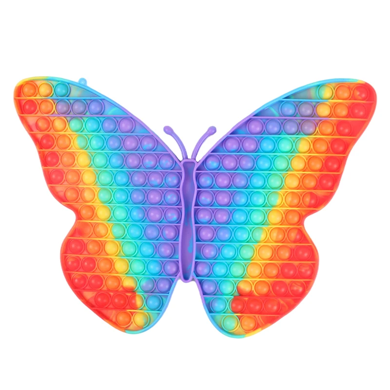 silicone multiplication number sensory push bubble fidget toy rainbow giant jumbo big large size toy for kids,adults