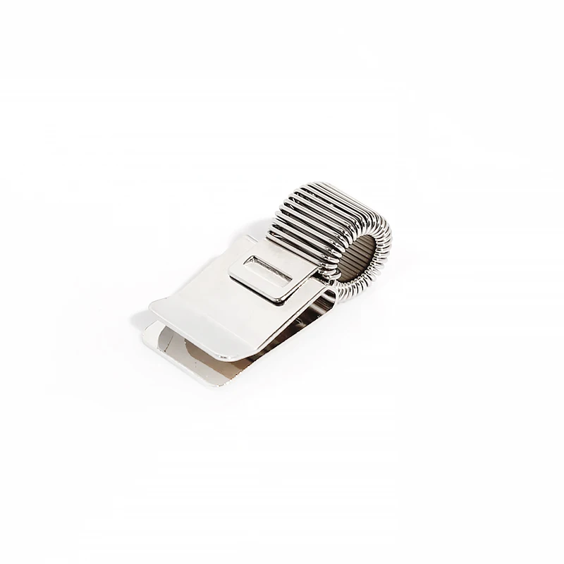 With Pocket Clip Office Supplies Notebooks Pen Holders  High Quality Metal Single Hole Spring Pen Holder