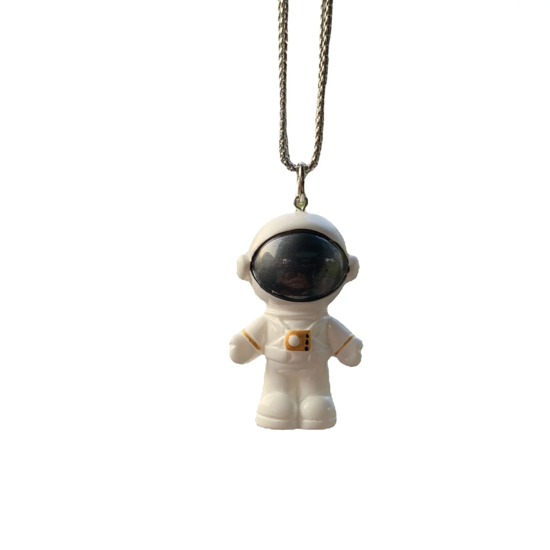 Auto Decoration Car Pendant Interior Super Cute Astronaut Rearview Mirror Hanging Charms Ornament Resin Car Pendant