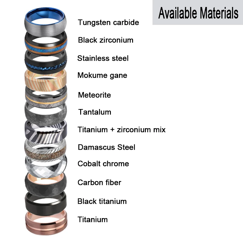 Wholesale Customized Delicate Grooved Black Brushed Tungsten Carbide Ring For Men