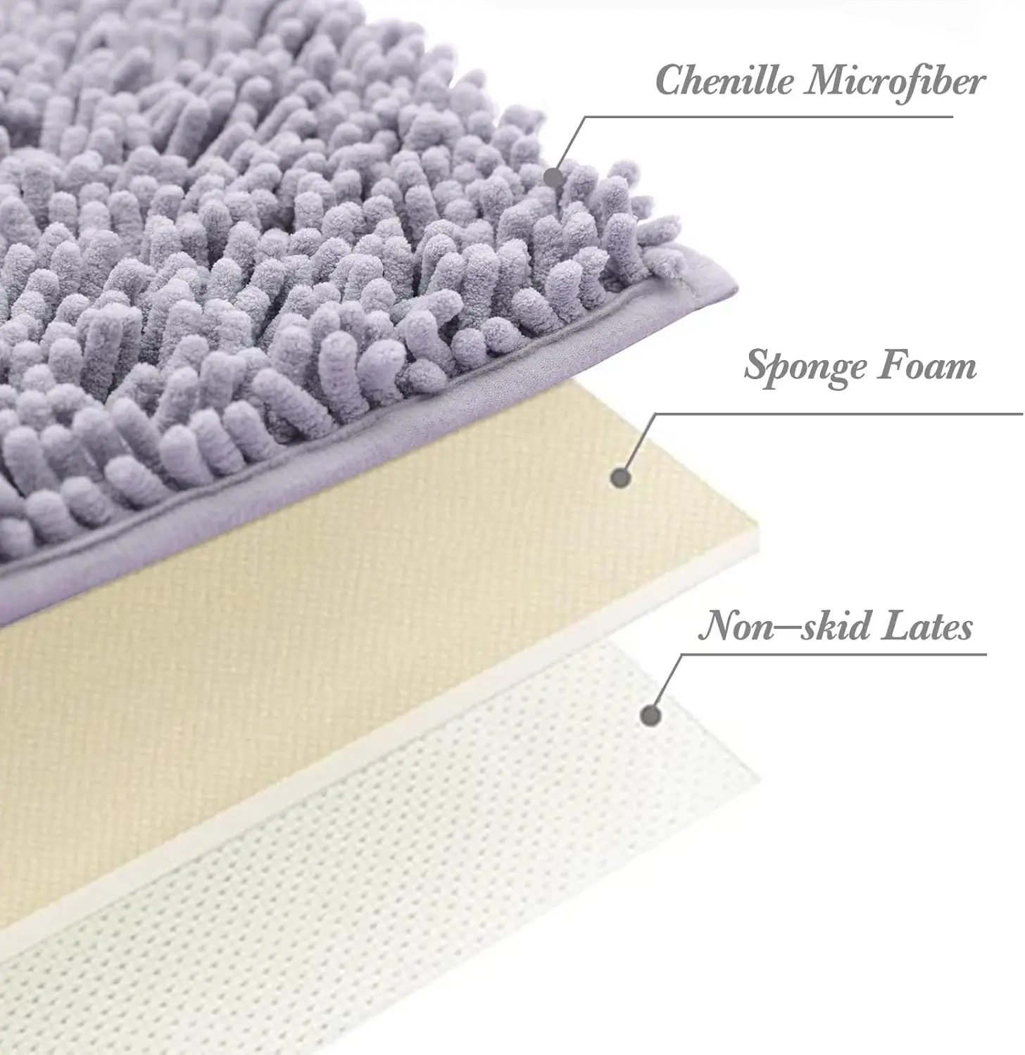 Wholesale Non Slip Soft Plush Shaggy Floor Mat Home Hotel Super Absorbent Microfiber Bath Mats