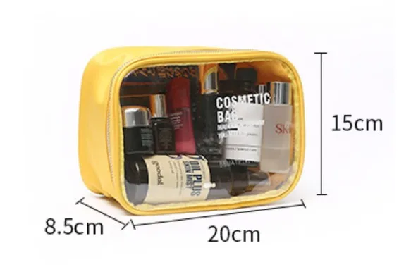 Wholesale Women Makeup Pouch PVC Waterproof Organizer Bags Waterproof Clear Cosmetic Bag for Travelling
