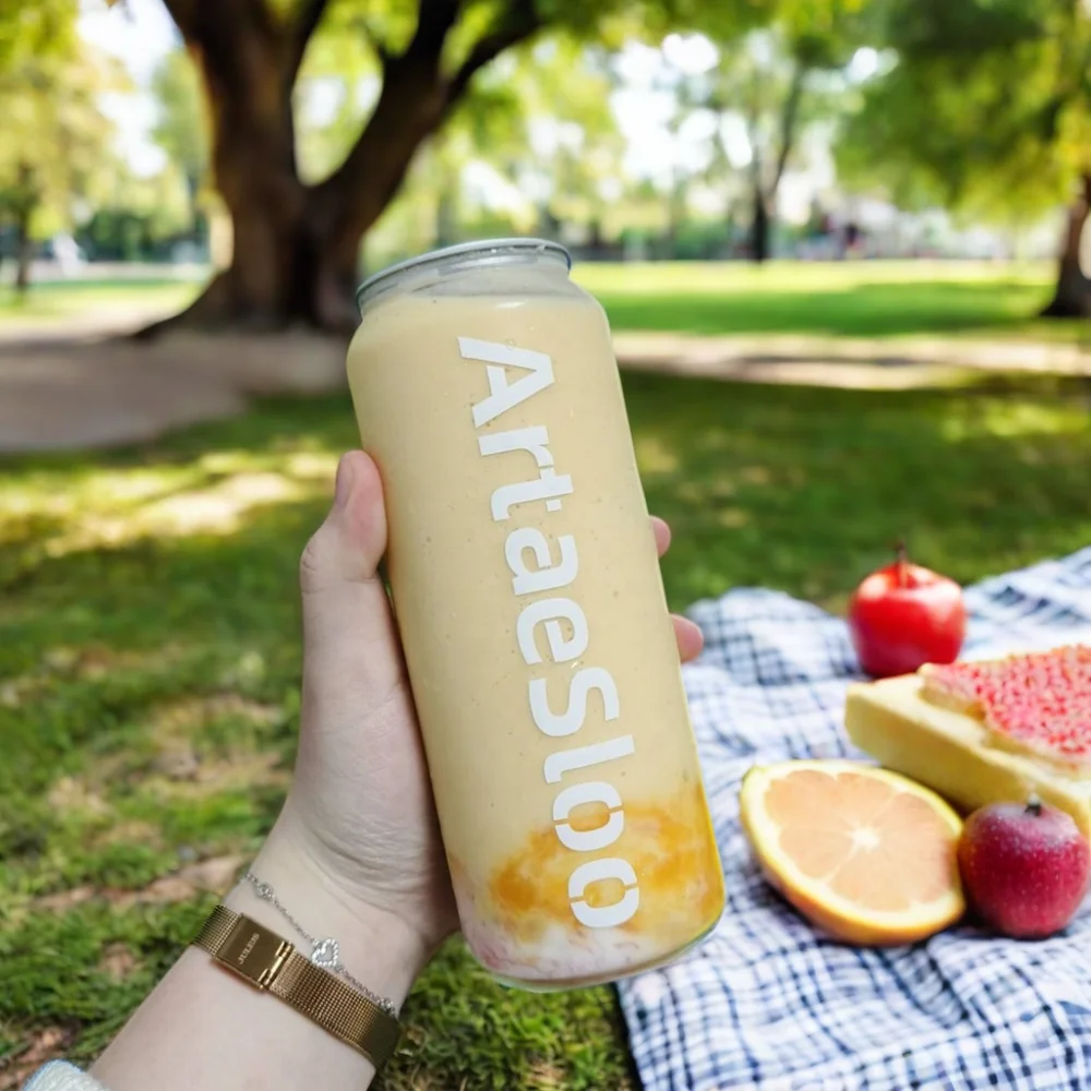 AT PACK Custom Durable Single Wall Plastic Bottle for Cold Brew Coffee Plastic Bottle for Iced Coffee 350ml 500ml