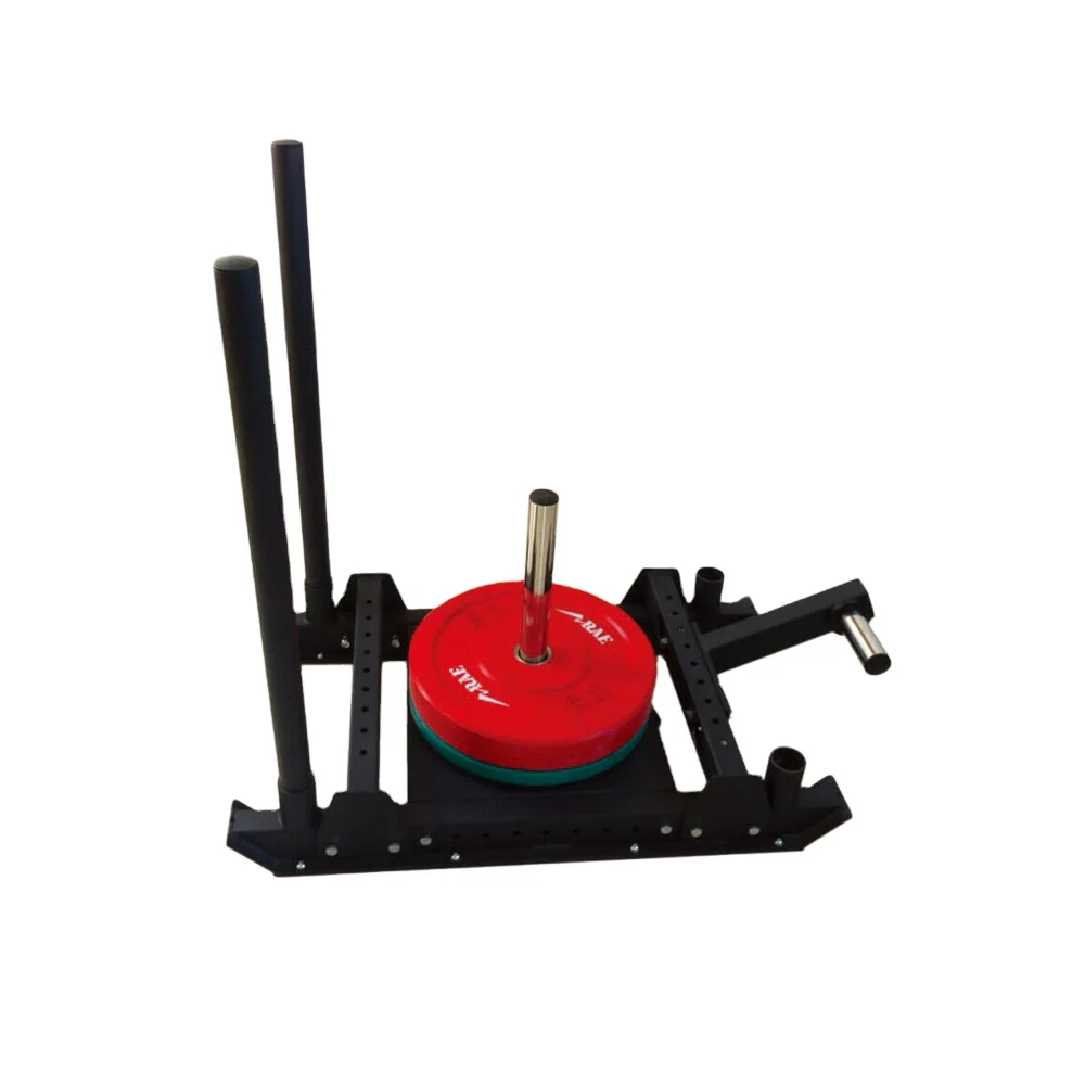 Широко распространенное спортивное оборудование для тренажерного зала, тренировочные сани для силовых тренировок