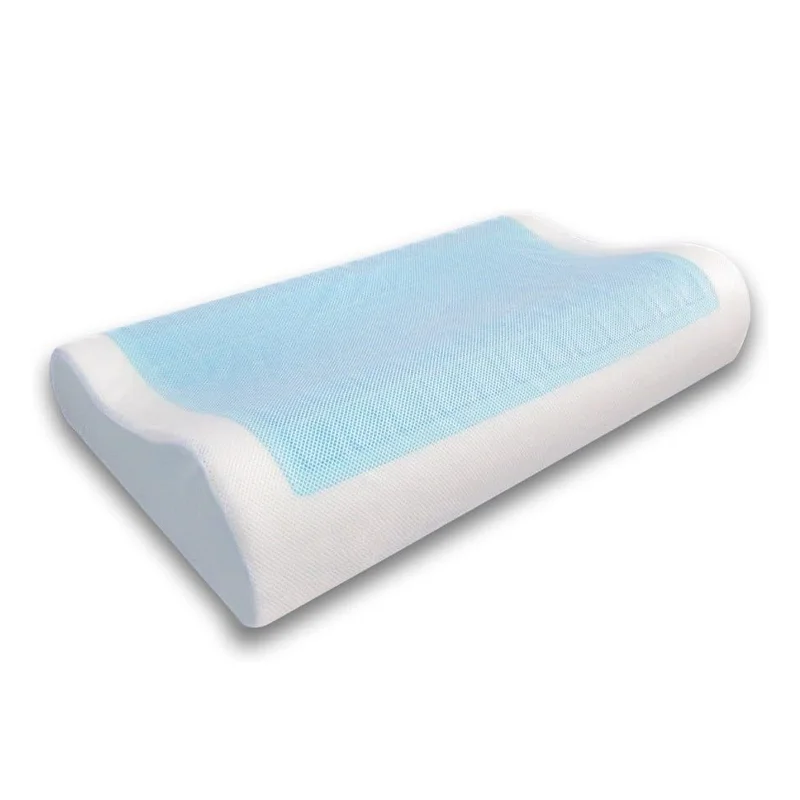 Cooling Gel Orthopedic Design Including Removable Mesh Pillow for bedding Cover Contour Memory Foam Pillow
