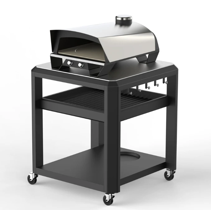 Grey BBQ Grill cleaning brick Pumice Stone brick barbecue Wood pellet two in one 12 inch bigger size Gas pizza oven 676-23