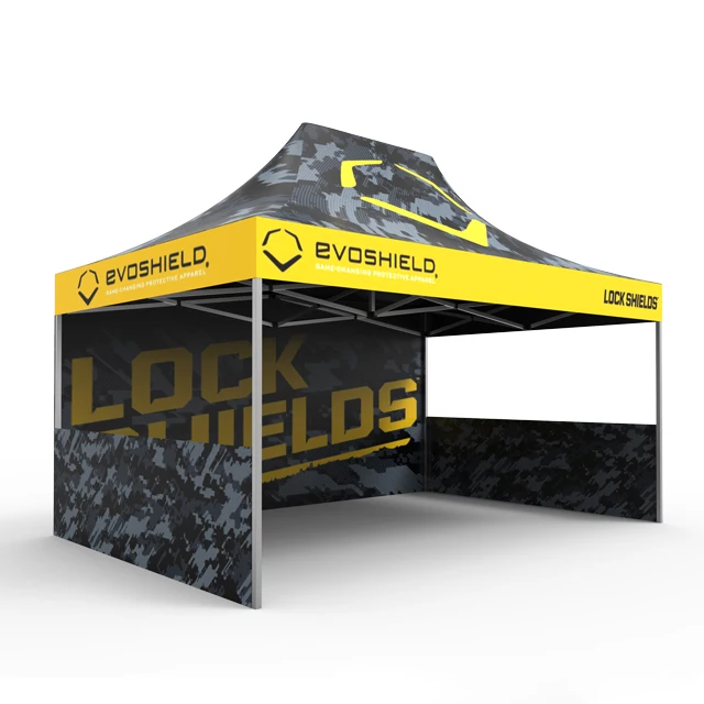 High performance 600D oxford fabric advertising easily carry motocross pop up tents