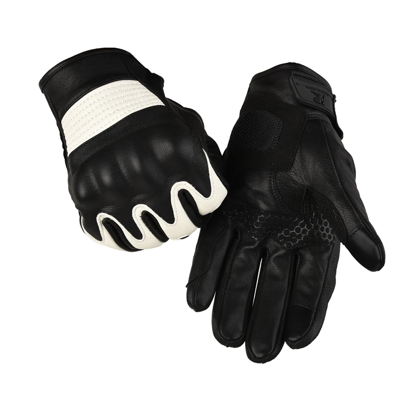 Factory price motorcycle hand gloves leather for winter motorcycle