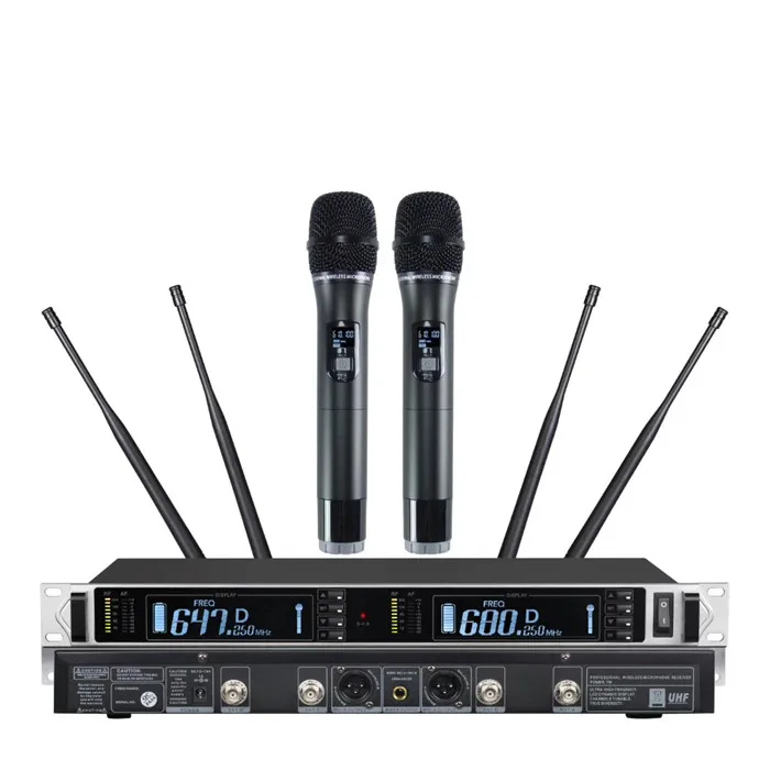TKG TURE DIVERSITY 640-690MHz  UR-3500 uhf dual-channel wireless microphone system professional wireless microphone