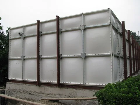 150M3 Assemble grp sectional water tank 10*5*3m GRP water tank Combined SMC bolted water tank
