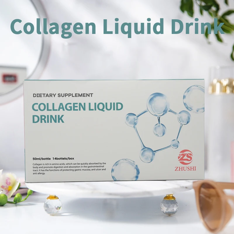 Customized Private Whitening  Label Collagen Liquid Drink for skin care beauty
