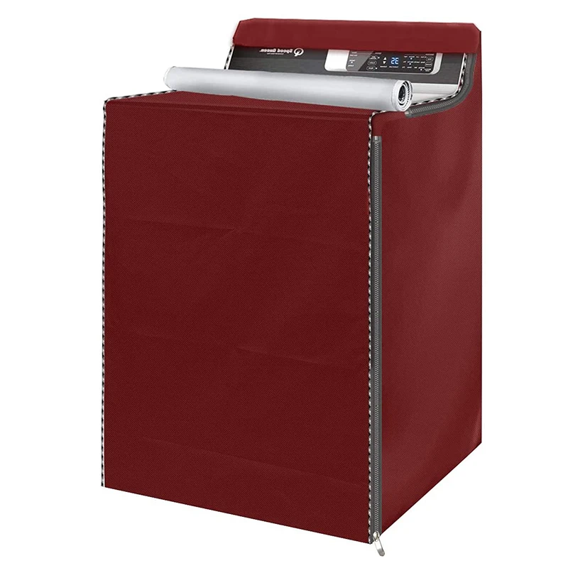 
 Waterproof Washing Machine Cover Washer and Dryer Cover with Zipper for Front-Loader Machine Cover  