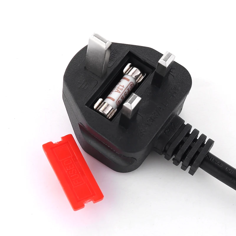  Кабель питания 3 pin зарядное устройство для ноутбука Шнур ноутбуков английская вилка с зубцами