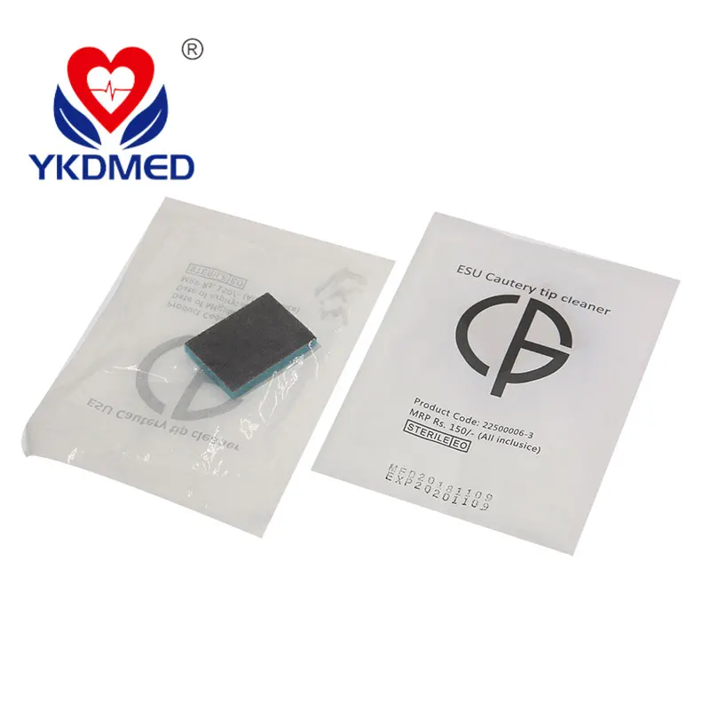Single Sterile Bag ESU Electrosurgical Cautery Tip Cleaner for Electrosurgical